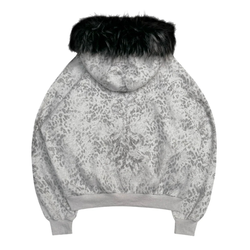 Snow Leopard Zip-Up